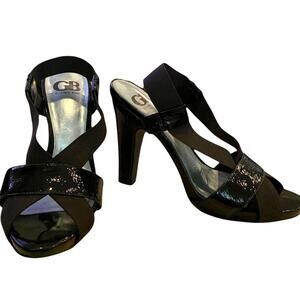 Gianni Bini dark brown heels. Size 8.5.None slip toes excellent! 4.5 “ heels.
